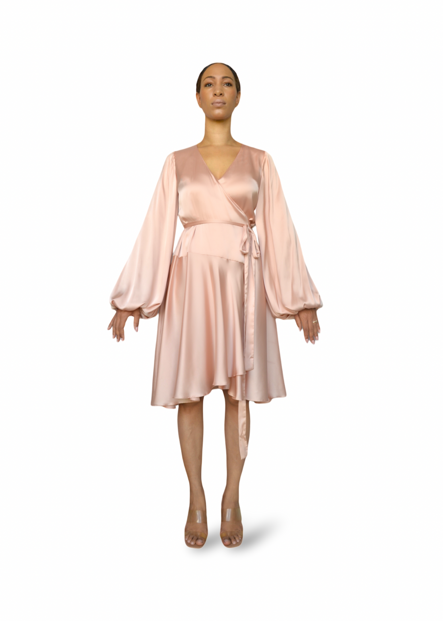 Iman midi dress gold