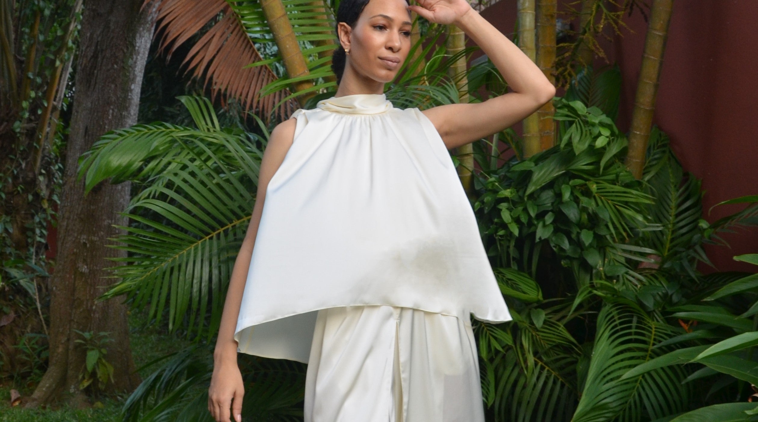 Afrida Jumpsuit Flow Ivory