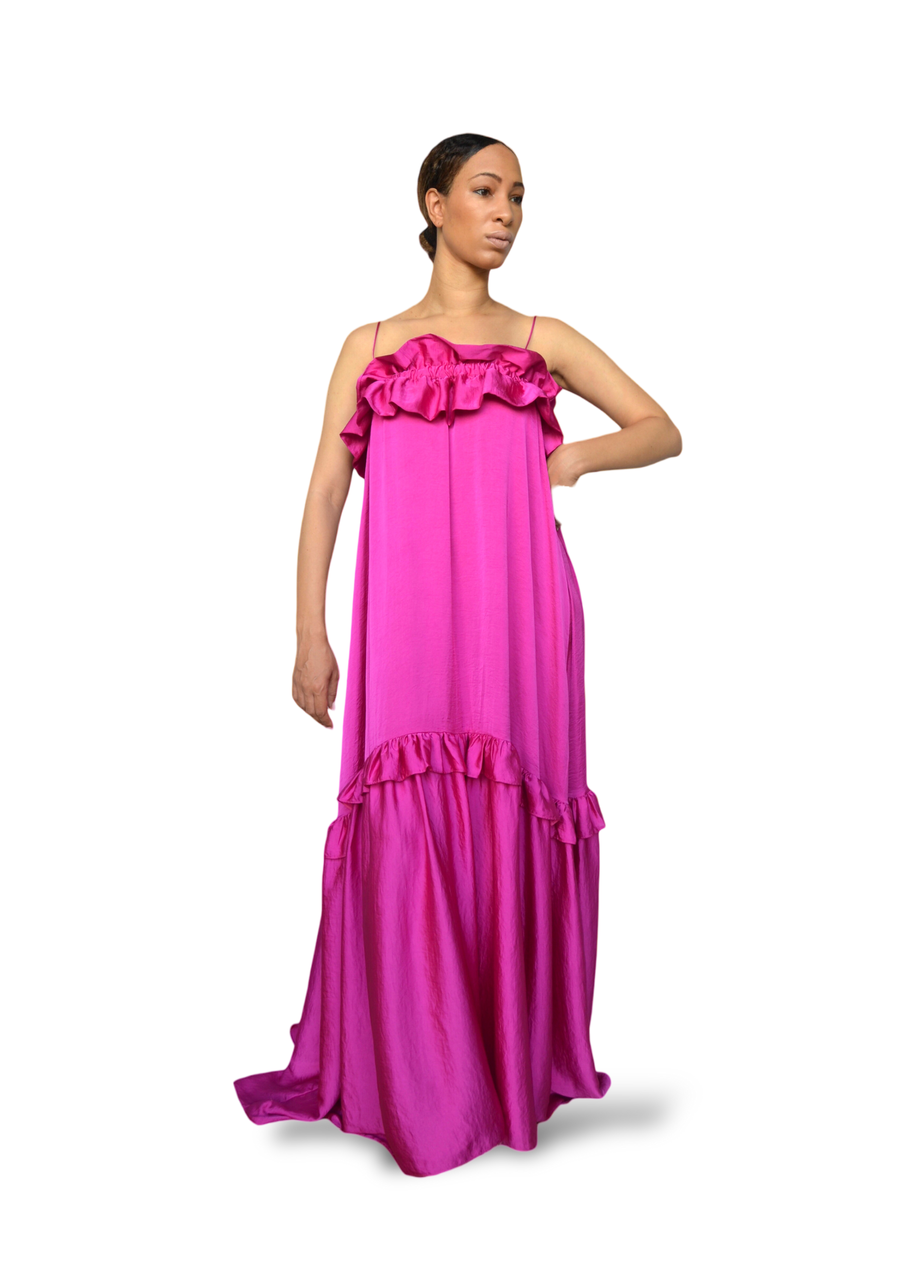 Dalia dress fuchsia