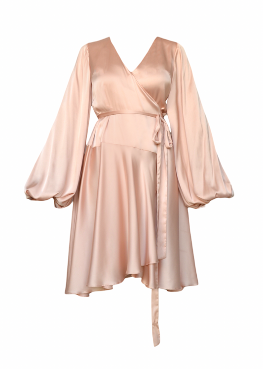 Iman midi dress gold